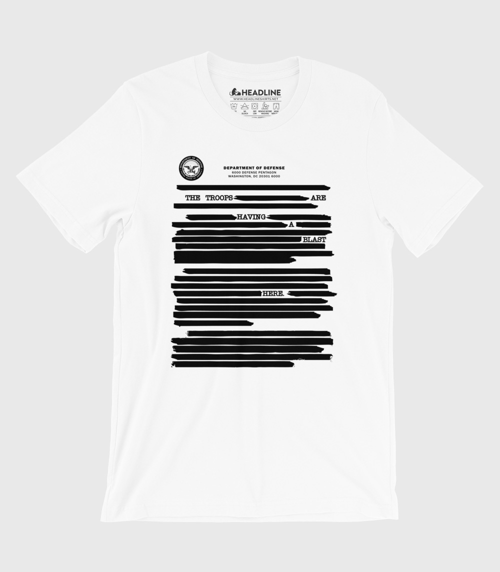 Censored Document Unisex 100% Cotton T-Shirt