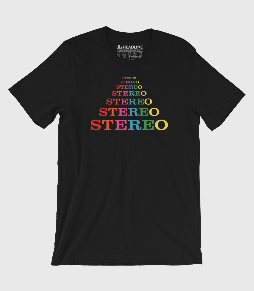 Stereo Unisex 100% Cotton T-Shirt