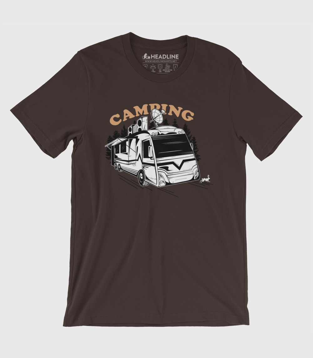 Camping Unisex 100% Cotton T-Shirt