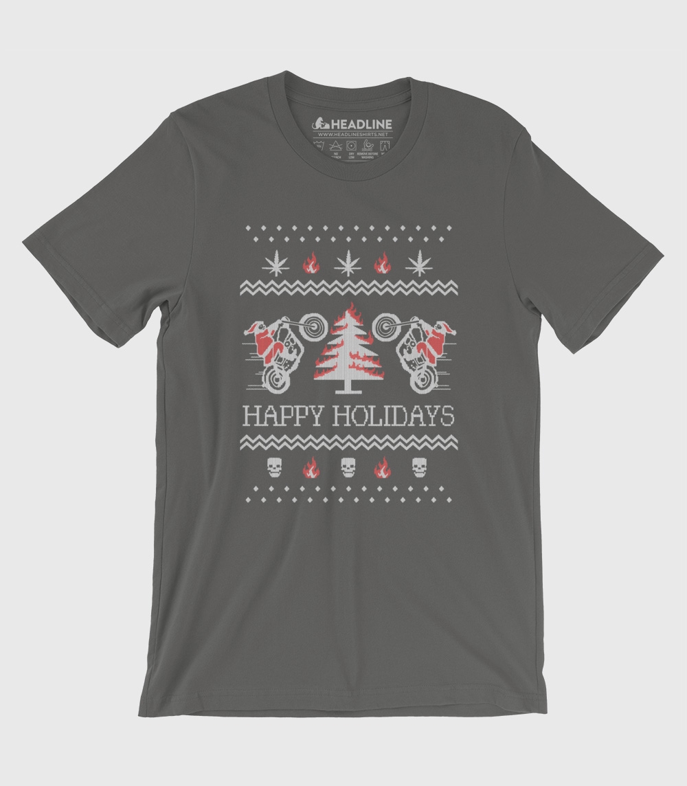Badass Christmas Sweater Unisex 100% Cotton T-Shirt