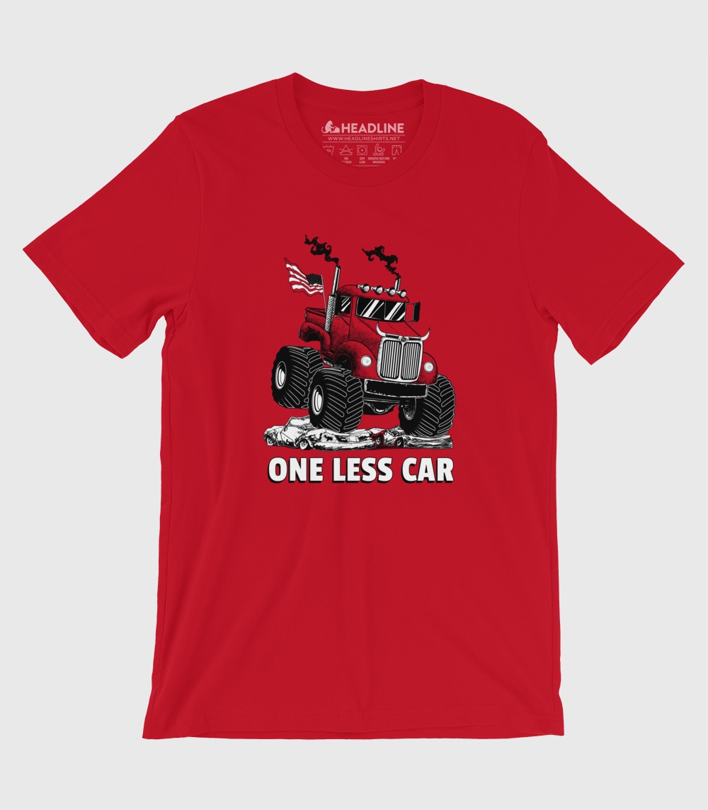 One Less Car Unisex 100% Cotton T-Shirt