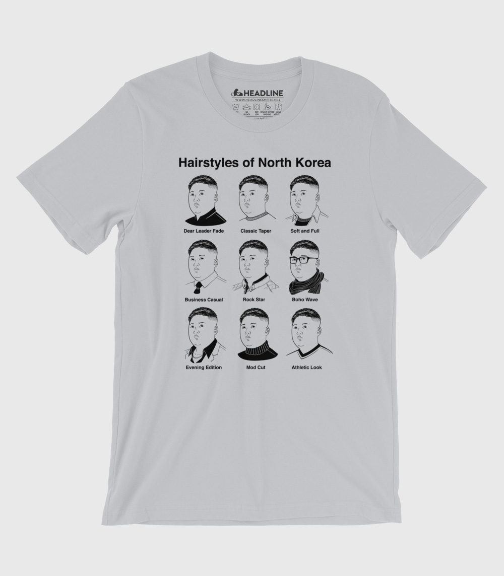 Hairstyles of the DPRK Unisex 100% Cotton T-Shirt