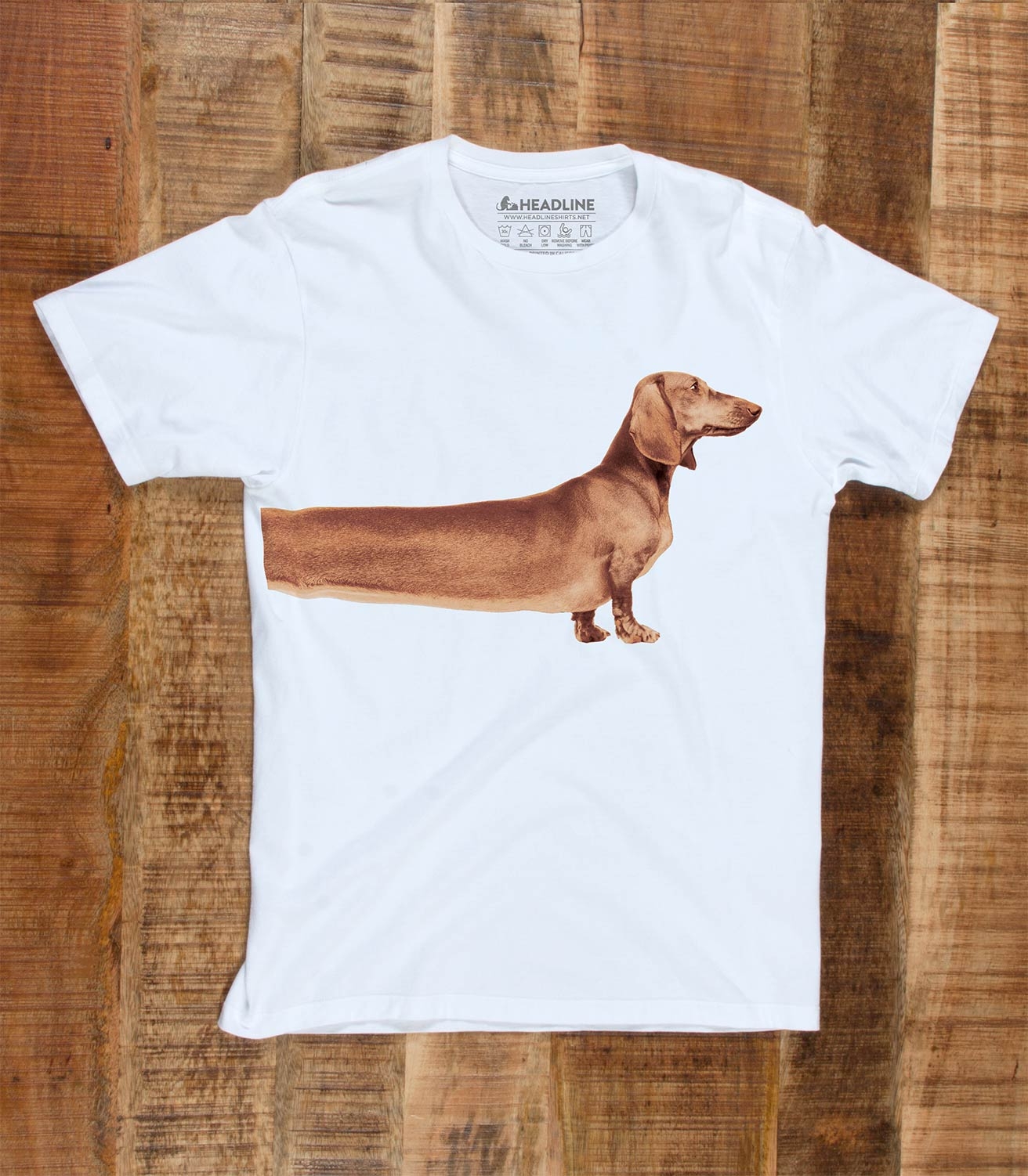 Extra Long Wiener Unisex 100% Cotton T-Shirt