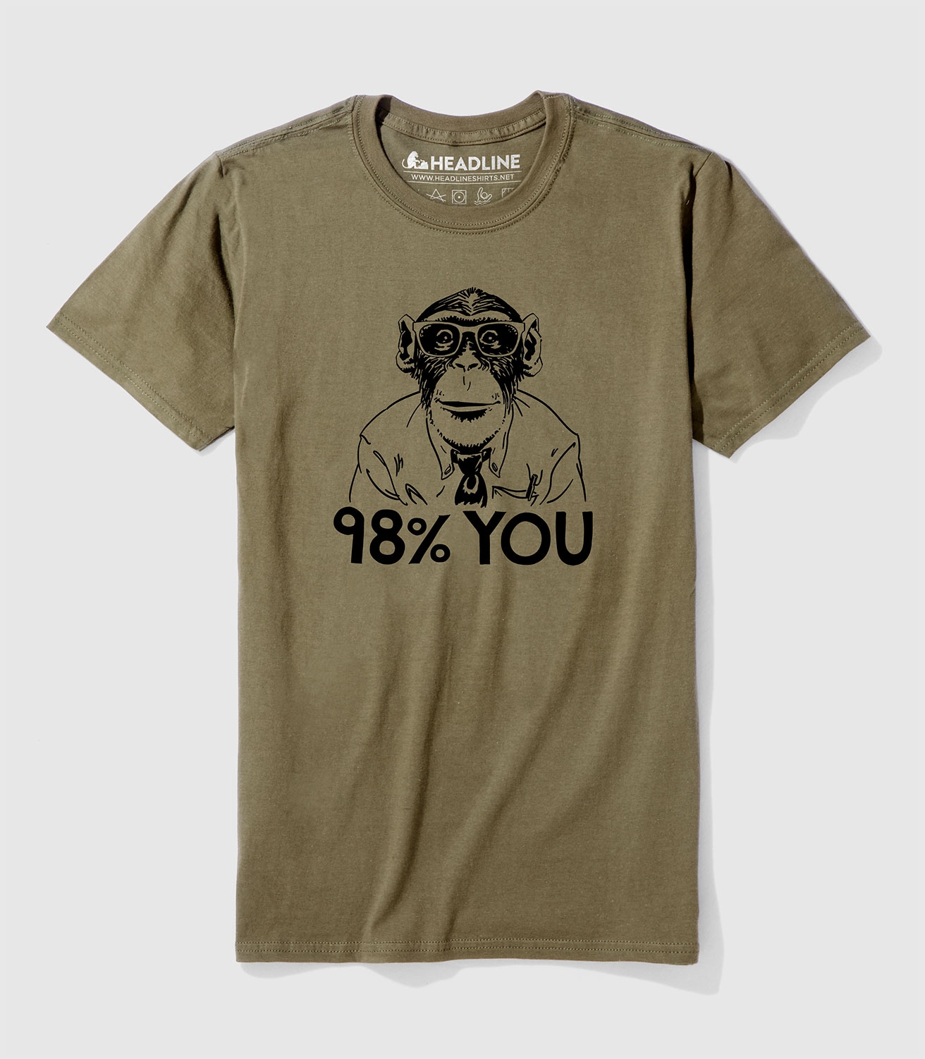 98% You Unisex 100% Cotton T-Shirt