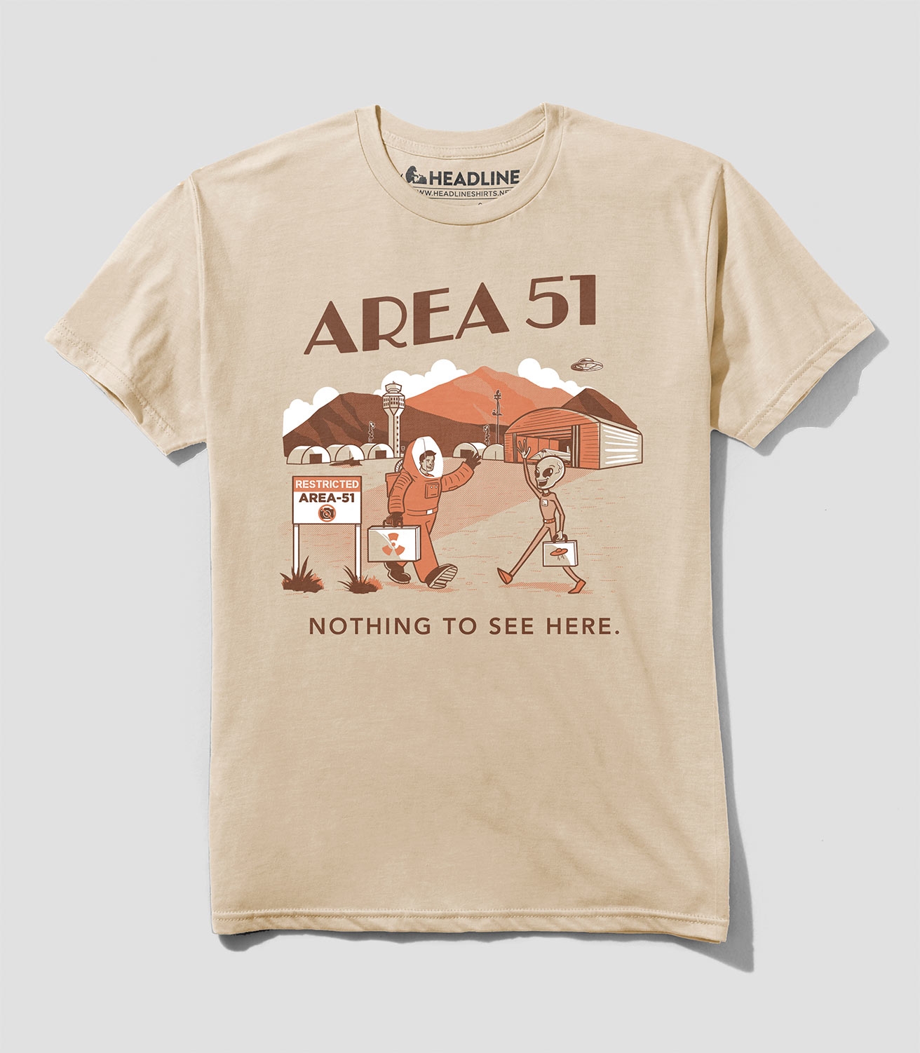Area 51 Unisex 100% Cotton T-Shirt