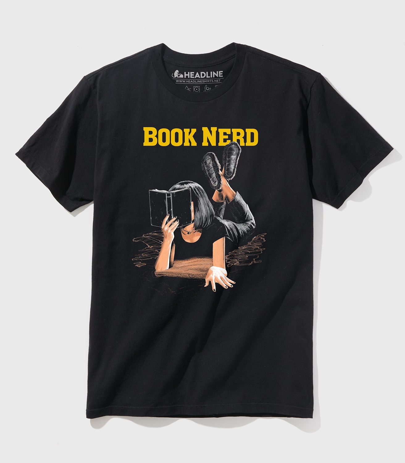 Book Nerd Unisex 100% Cotton T-Shirt