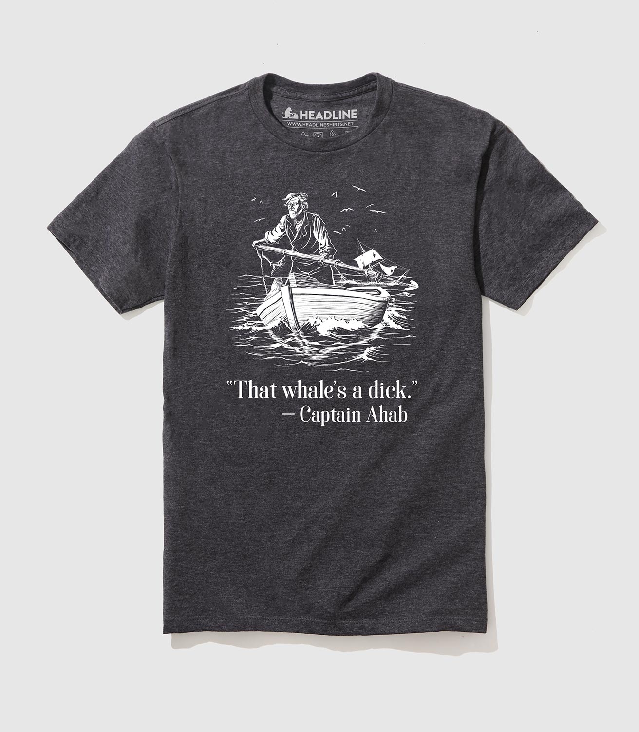 Captain Ahab Unisex Cotton/Poly T-Shirt