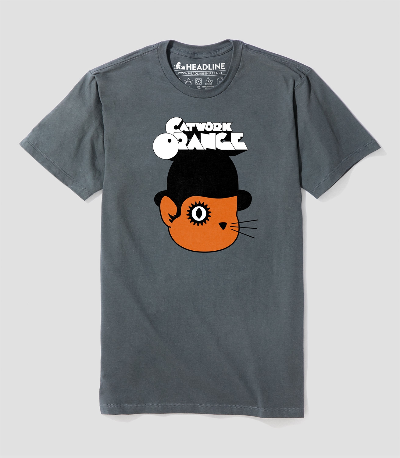 Catwork Orange Unisex 100% Cotton T-Shirt