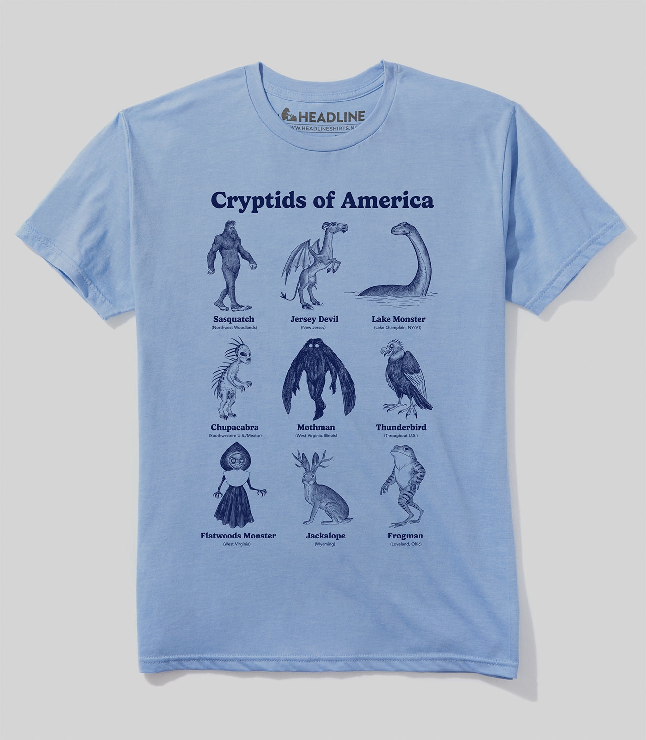 Cryptids of America Unisex Cotton/Poly T-Shirt