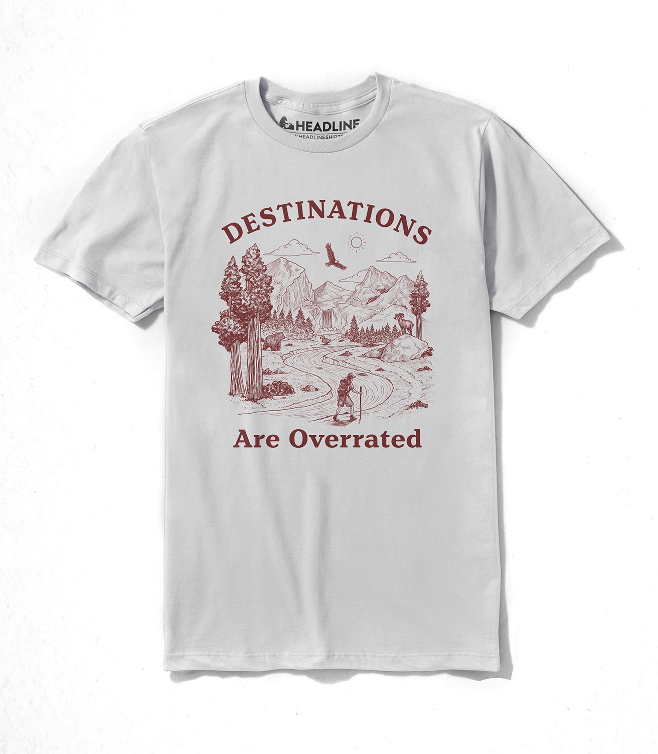 Destinations Are Overrated Unisex 100% Cotton T-Shirt