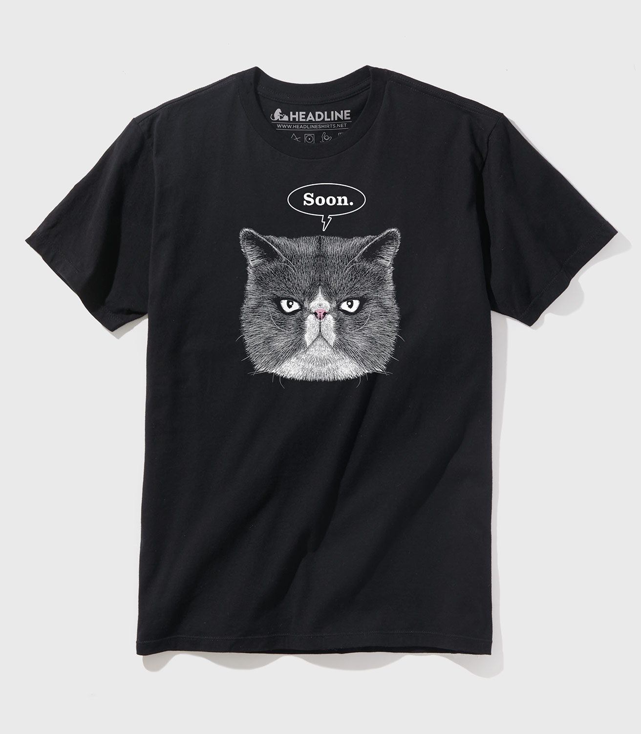 Evil Cat Unisex 100% Cotton T-Shirt