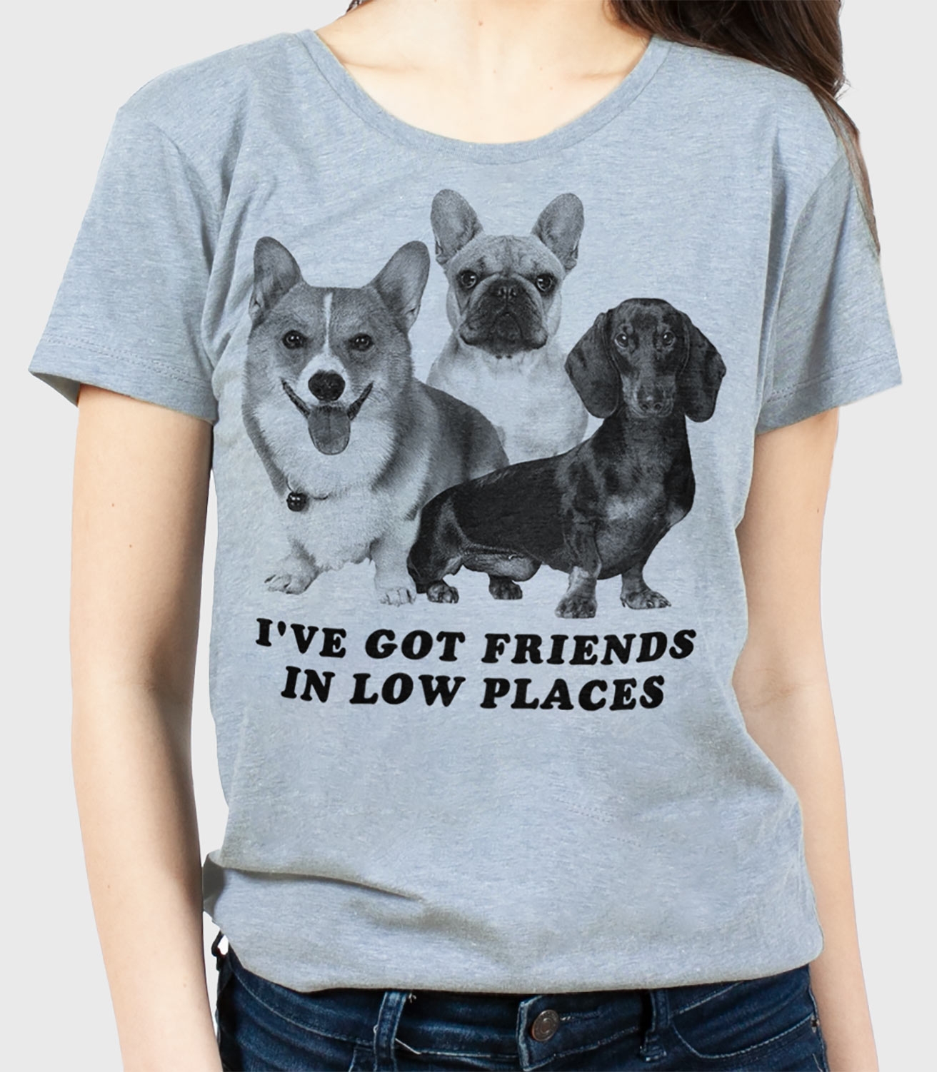 I've Got Friends in Low Places Women's Cotton/Poly T-Shirt