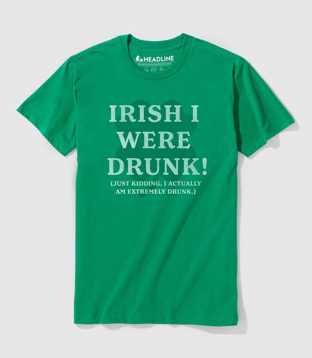 Irish I Were Drunk! Unisex Cotton/Poly T-Shirt