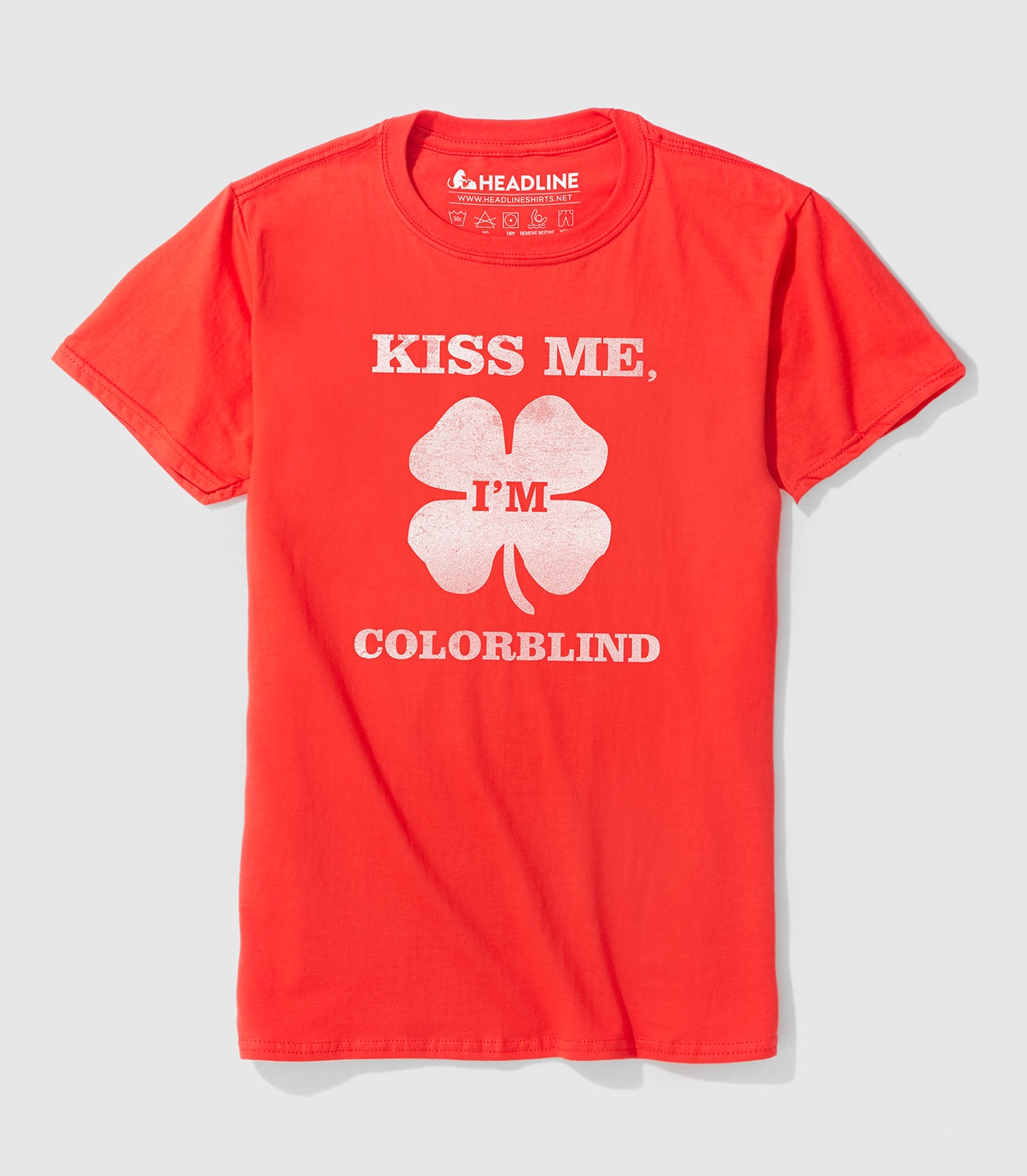Kiss Me, I'm Colorblind Unisex 100% Cotton T-Shirt