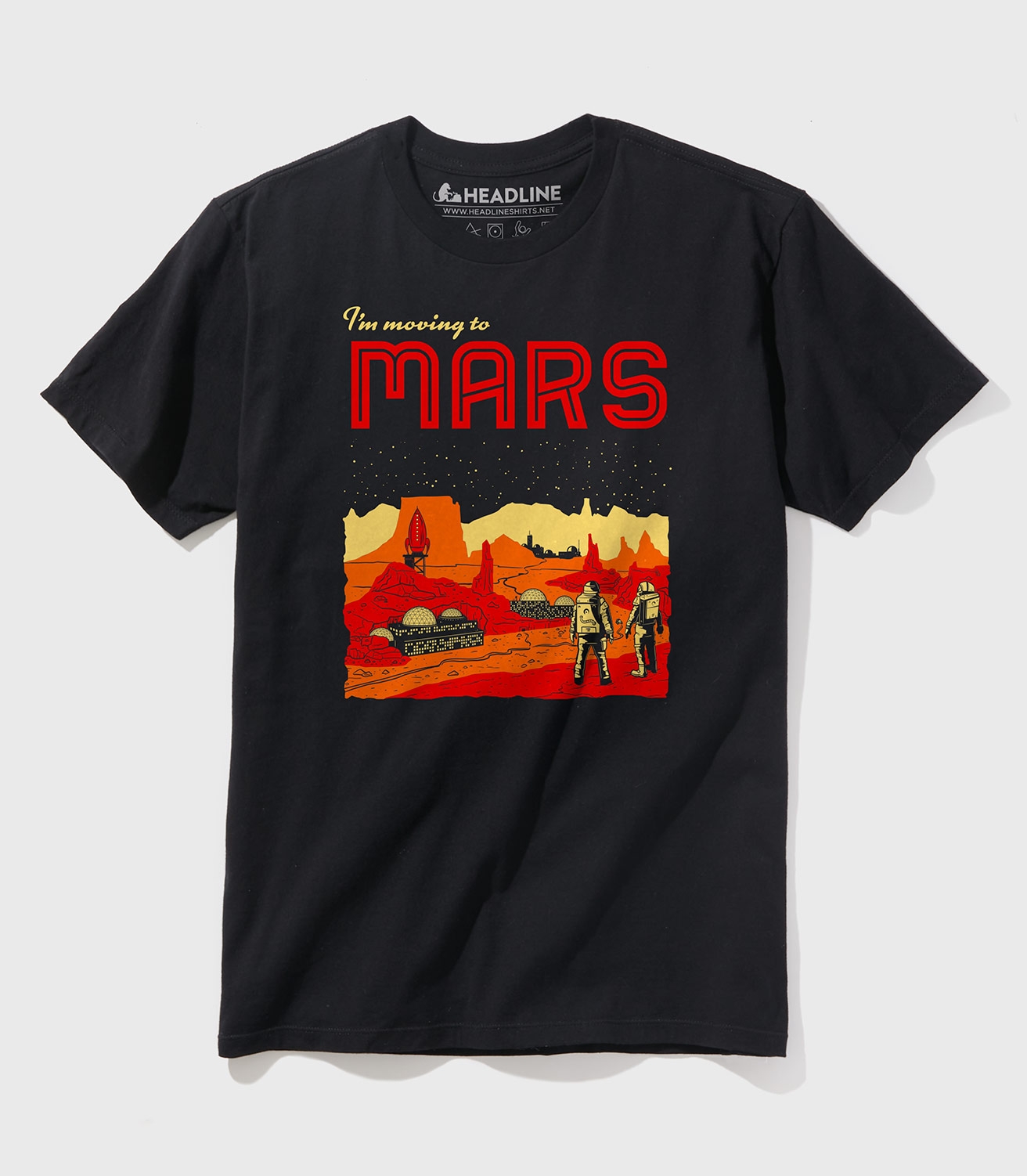 I'm Moving to Mars Unisex 100% Cotton T-Shirt