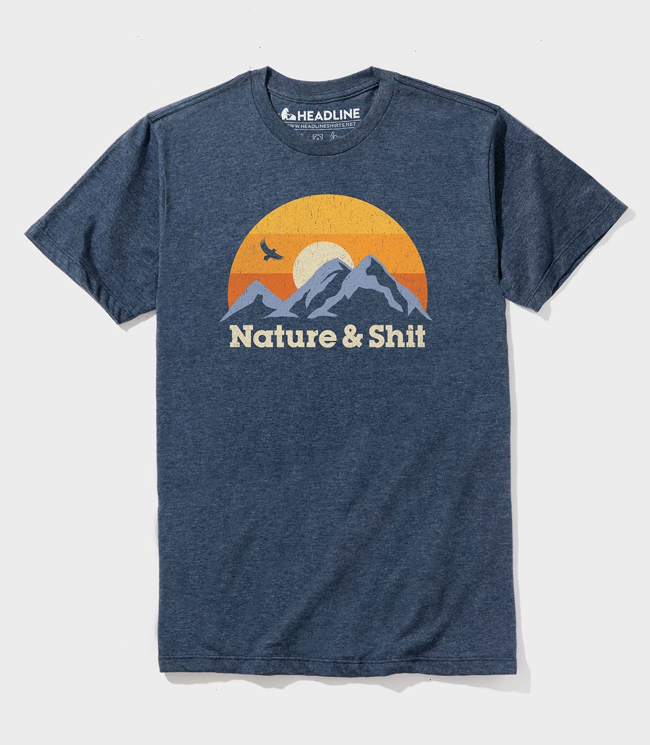 Nature & Sh-t Logo Unisex Cotton/Poly T-Shirt