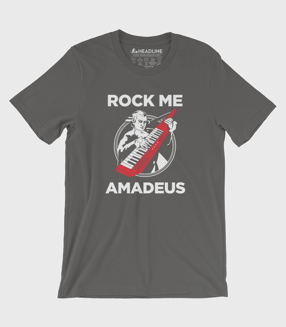 Rock Me Amadeus Unisex 100% Cotton T-Shirt