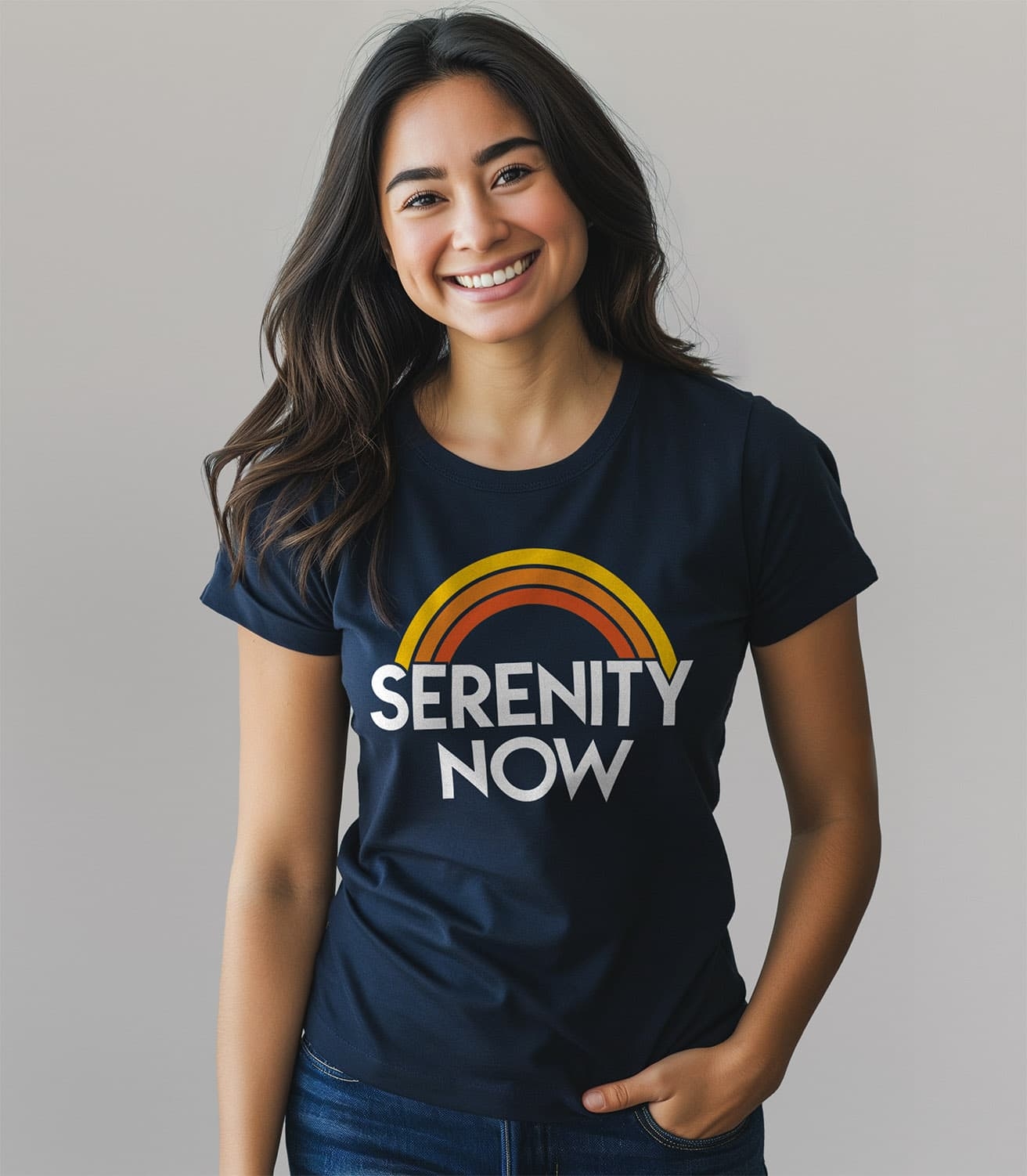 Serenity Now Women's Cotton/Poly T-Shirt