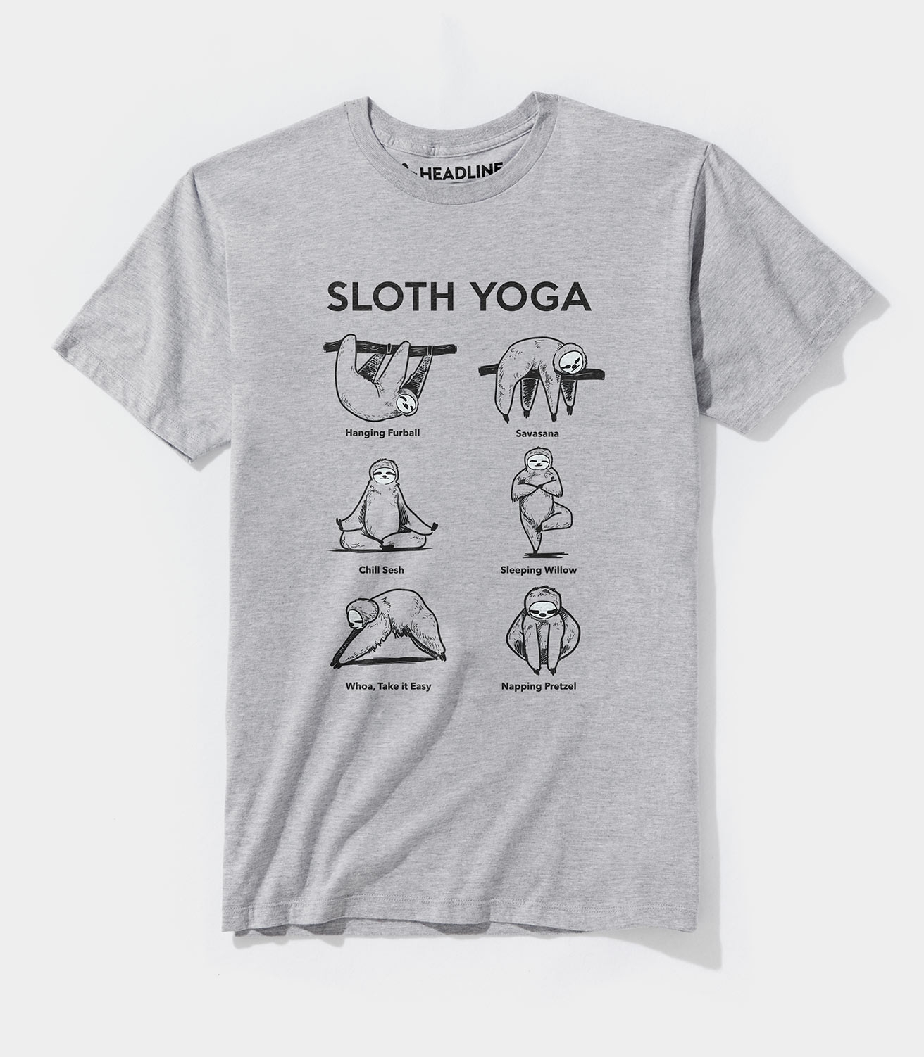 Sloth Yoga Unisex Cotton/Poly T-Shirt